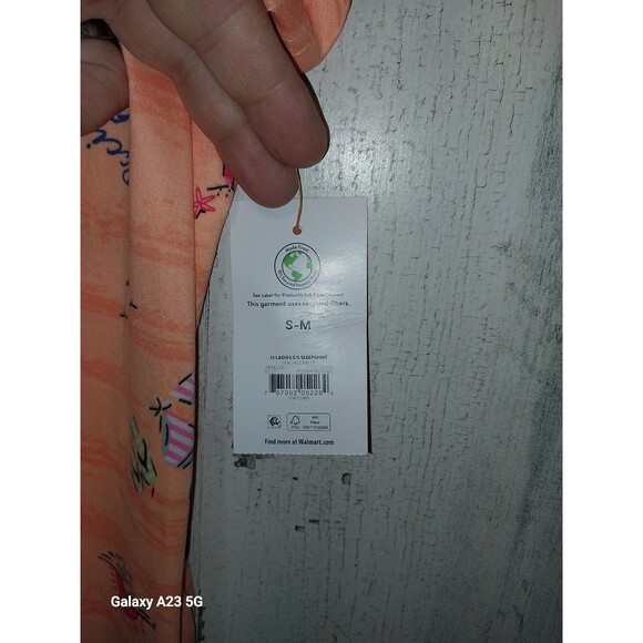 Joyspun S/M Beach Cobbler Sleepshirt Beach Print NWT - Picture 4 of 7